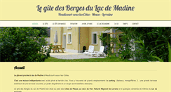 Desktop Screenshot of gite-berges-lac-madine.fr