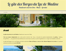 Tablet Screenshot of gite-berges-lac-madine.fr